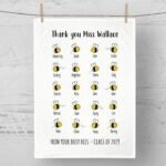 High Quality Tea Towel with bees - School Leavers Gift