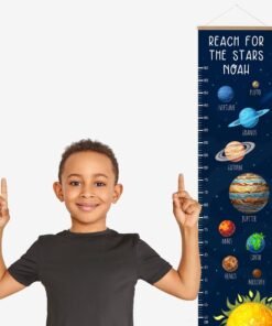 Planets Height Chart With Hanging Frame