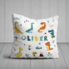 Dinosaur Themed Padded Cushion