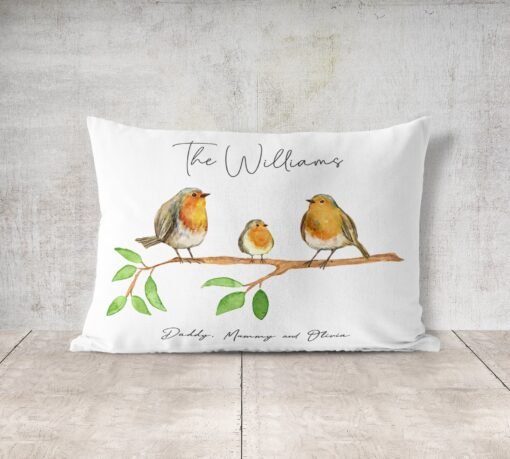 Robins Padded Cushion - Robins Family Pillow - Image 3