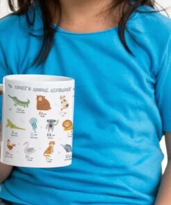 Animal Alphabet Personalised Ceramic Mug