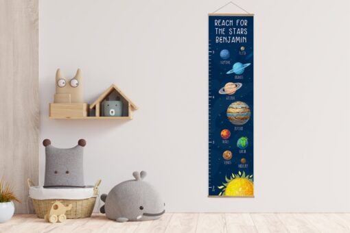 Planets Height Chart With Hanging Frame - Image 3
