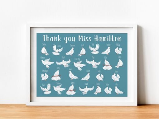 Thank You Teacher Gift With Doves - Image 2
