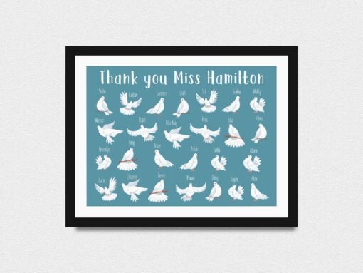 Thank You Teacher Gift With Doves - Image 3