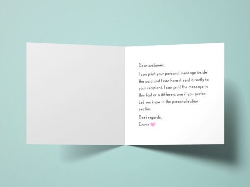 Personalised New Baby Boy Card - Welcome To The World - Image 6