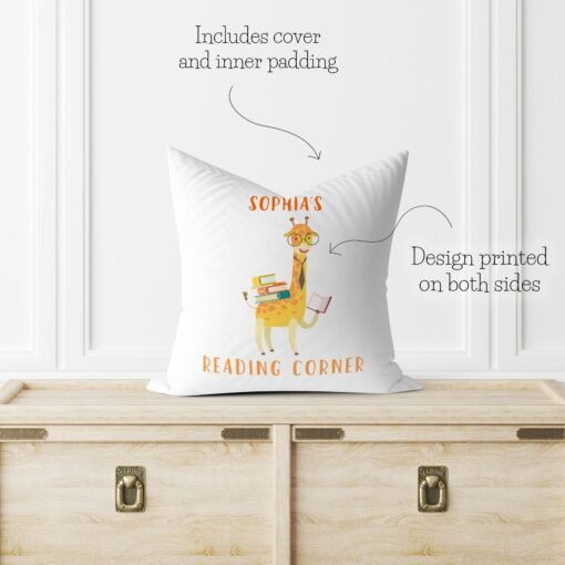 Personalised Reading Corner Padded Cushion - Image 2