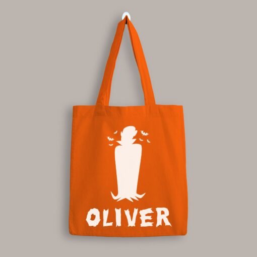 Halloween Bag Customised with Name - Image 5