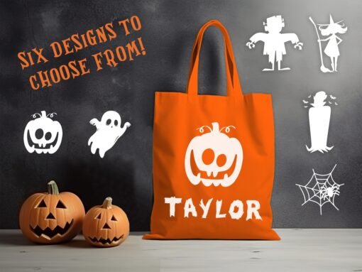 Halloween Bag Customised with Name