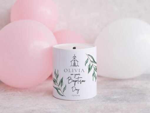 Personalised Money Box - Ceramic Piggy Bank - Image 3